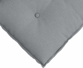 vidaXL Μαξιλάρι Πλάτης Ανοιχτό γκρι 200 x 50 x 19 cm ύφασμα