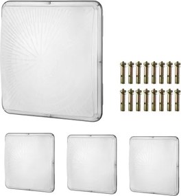 VEVOR 4 PCS LED Canopy Light 150W 16500LM 5000K Daylight Outdoor Canopy Lighting