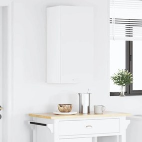 vidaXL Κρεμαστό ντουλάπι Λευκό 40 x 31 x 80 εκ. Επεξεργασμένο ξύλο