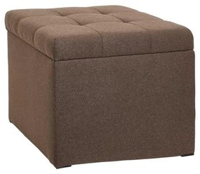 Ταμπουρέ με Αποθηκευτικό Χώρο 24 FL032 Fylliana Καφέ 50x50x46 εκ. 50x50x46 εκ.