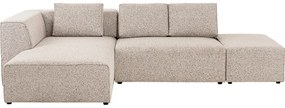 Corner Sofa Infinity Ottomane machiato Left - Γκρι