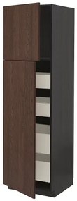 METOD/MAXIMERA ψηλό ντουλάπι με 2 πόρτες/4 συρτάρια, 60x60x200 cm 194.553.35