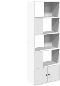 vidaXL Βιβλιοθήκη Λευκή 70x36x189 εκ. από Επεξεργασμένο Ξύλο