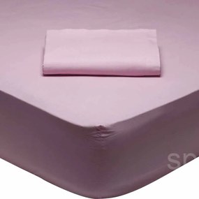 Σεντόνι Μονό Με Λάστιχο (100x200+35) Das Home Best Line Ροζ