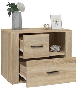 vidaXL Κομοδίνο Sonoma Δρυς 60 x 36 x 45 εκ. από Επεξεργασμένο Ξύλο