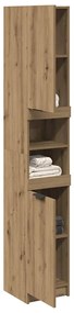 vidaXL Ντουλάπι μπάνιου Artisan Oak 32x34x188,5 cm Κατασκευασμένο ξύλο