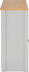vidaXL Μπουφές Γκρι 112 x 35 x 81 εκ.