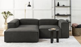 Stewehome Μίνι Γωνιακός Καναπές Ανθρακί Άνετος &amp;amp; Μοντέρνος 220x180x70 cm