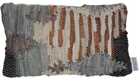 Μαξιλάρι ArteLibre Γκρι Δέρμα 30x50cm-05150556