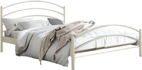 Κρεβάτι Kelly-120 x 200-Ekrou-Με ποδαρικό