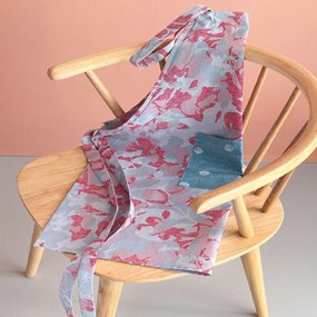 Ποδιά Κουζίνας TAT14 Grey-Pink Palamaiki Cotton-Polyester