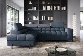 Γωνιακός καναπές Ferucce-Mple Skouro-Αριστερή