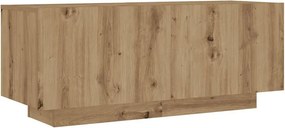 vidaXL Κομοδίνο τεχνίτης Δρυς 100x35x40 εκ. από Επεξεργασμένο Ξύλο