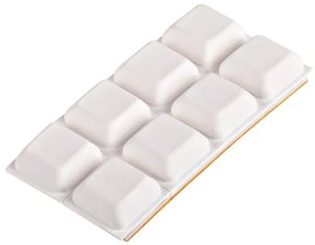 Προστατευτικό Αυτόκολλητο Λευκό 18x18x75mm 8Τμχ