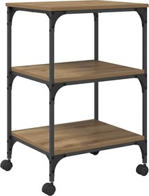 vidaXL Σταντ Εκτυπωτή Artisan Oak 50 x 41 x 75 εκ Επεξεργασμένο ξύλο