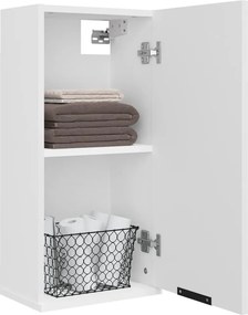 vidaXL Ντουλάπι Μπάνιου Επιτοίχιο Λευκό 32 x 20 x 67 εκ.