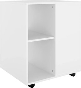 vidaXL Ντουλάπι Τροχήλατο Λευκό 60 x 53 x 72 εκ. από Επεξ. Ξύλο