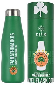 Estia Θερμός Παγούρι Travel Flask 500ml Panathinaikos Bc Edition 00-12328