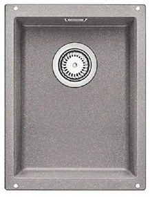 Blanco Subline-U 320-U Alu Metallic SILGRANIT™ PuraDur™ Γρανιτένιος Νεροχύτης Υποκαθήμενος με 1 Γούρνα 35x46 cm
