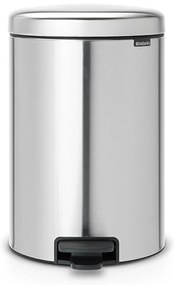 Brabantia 649046 Κάδος Απορριμμάτων 20L, Matt Steel Fingerprint Proof