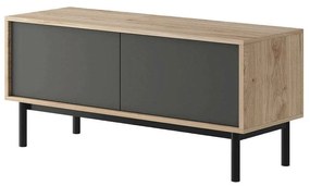 Έπιπλο Τηλεόρασης 02108-BS-STV 104x57x39cm Natural-Anthracite Μοριοσανίδα