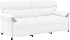 vidaXL Σετ Καναπέ 2 τμχ. Λευκό Ύφασμα