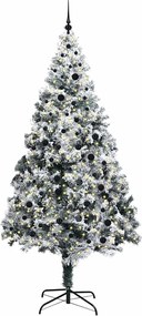 vidaXL Τεχνητό Χριστουγεννιάτικο Δέντρο με 300 LED Λευκό 240 cm