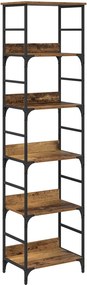 vidaXL Ράφι Βιβλίων 5 επιπέδων 50 x 33 x 188,5 εκ Επεξεργασμένο Ξύλο