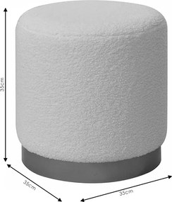 Σκαμπό Dash pakoworld βελούδο κυπαρισσί-χρυσό Φ35x35εκ