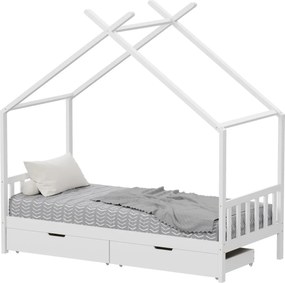 Κρεβάτι παιδικό Valerie-Leuko - 196.00Χ97.00Χ186.00cm