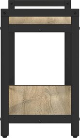 vidaXL Ράφι Βιβλίων Δρύς Sonoma 60 x 30 x 50 εκ. Επεξεργασμένο ξύλο
