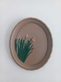 Stewehome οβάλ διακοσμητικό τοίχου από πέτρα 21x17 cm