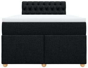 ΚΡΕΒΑΤΙ BOXSPRING ΜΕ ΣΤΡΩΜΑ ΜΑΥΡΟ 120X190 ΕΚ. ΥΦΑΣΜΑΤΙΝΟ 3286628