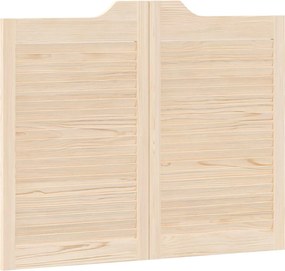 vidaXL Πόρτες Swing 80 x 50 cm Μασίφ Ξύλο Πεύκου Φυσικό