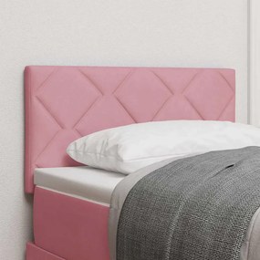 vidaXL Κεφαλάρι Ροζ 80 cm Βελούδο