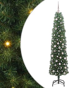 vidaXL Τεχνητό Χριστουγεννιάτικο Δέντρο με 300 LED Πράσινο 210 cm