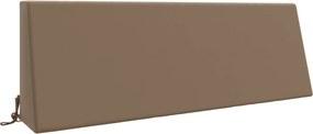 vidaXL Μαξιλάρι πλάτης SOEST 100% Πολυεστέρας Taupe 120 x 20 x 40 cm