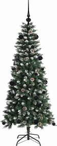 vidaXL Τεχνητό Χριστουγεννιάτικο Δέντρο με 150 LED Πράσινο 150 cm