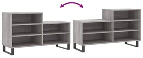 vidaXL Παπουτσοθήκη Γκρι Sonoma 102x36x60 εκ. από Επεξεργασμένο Ξύλο