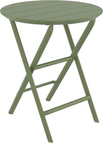 HELEN OLIVE GREEN Φ60X74εκ. ΤΡΑΠΕΖΙ ΠΤΥΣ/ΝΟ ΠΟΛ/ΝΙΟΥ - (Φ60X74εκ.), Χρώμα: OLIVE GREEN - SIESTA