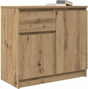 vidaXL Συρταριέρα με Συρτάρια Τεχνίτης Δρυς 71x35x65 εκ. Επεξ. Ξύλο