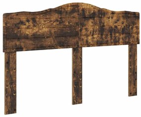 vidaXL Κεφαλάρι Καπνιστό Δρύς 140 cm Επεξεργασμένο ξύλο