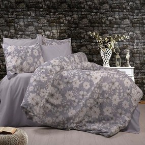 Σεντόνια Ήρα 426 (Σετ 4τμχ) Grey DimCol Queen Size 240x270cm Cotton-Polyester