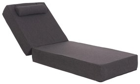 ΜΑΞΙΛΑΡΙ ΞΑΠΛΩΣΤΡΑΣ KIHEI HM21094.03 OLEFIN ΣΚΟΥΡΟ ΓΚΡΙ ΜΕ FOAM 198x70x20Υεκ (1 Τεμμάχια)