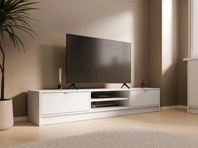 Τραπέζι Tv Comfivo P105, Άσπρο, 180x37x40cm, 29 kg | Epipla1.gr
