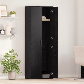 vidaXL Ντουλάπι Μαύρου Δρύος 60x35x180 cm Επεξεργασμένο Ξύλο