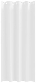 vidaXL Κουρτίνες 2 pcs Καθαρό Λευκό 260 x 140 εκ. Πολυεστέρας