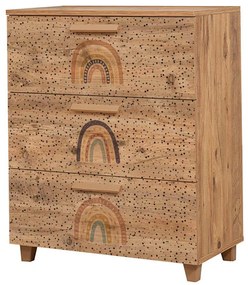 Συρταριέρα Παιδική Leva Gravis Rainbow 80x43x95cm Multi
