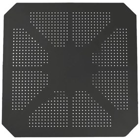 Τραπεζαρία Groovy-Frontline σετ 3τεμ PP ανθρακί 80x80x74,5εκ. 80x80x74.5 εκ.