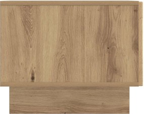 vidaXL Τραπεζάκι σαλονιού Artisan Δρυς 49 x 50 x 40 εκ